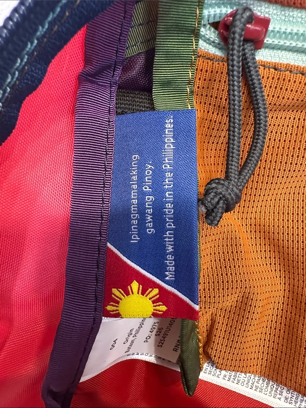 Cotopaxi Batac Del Día 16L Backpack One-of-a-Kind Multicolor Lightweight Daypack